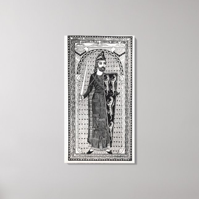 Lienzo Efigie de Geoffrey Plantagenet (Anverso)