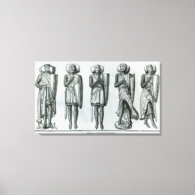 Lienzo Efigies del Caballero Templario (Anverso)