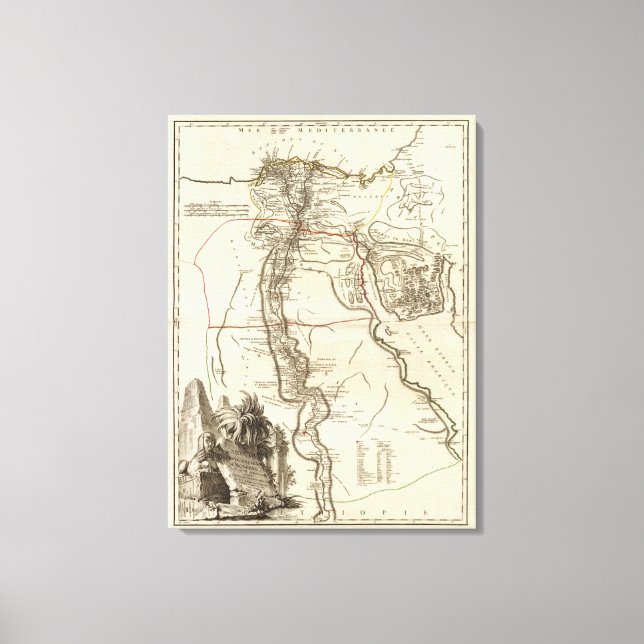 Lienzo Egipto antiguo 5 (Anverso)