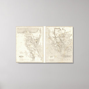 Lienzo Egipto antiguo, Grecia antigua