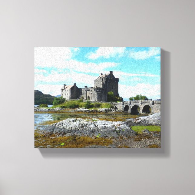 Lienzo Eilean Donan Castle (Anverso)