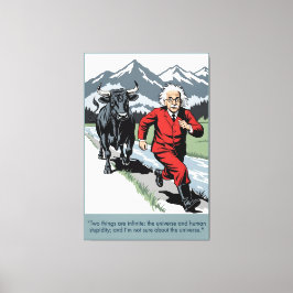 Lienzo Einstein quote poster canvas print