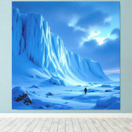 Lienzo „Eismauer – Das Ende der bekannten Welt“