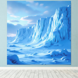 Lienzo „Eismauer – Das Ende der bekannten Welt“