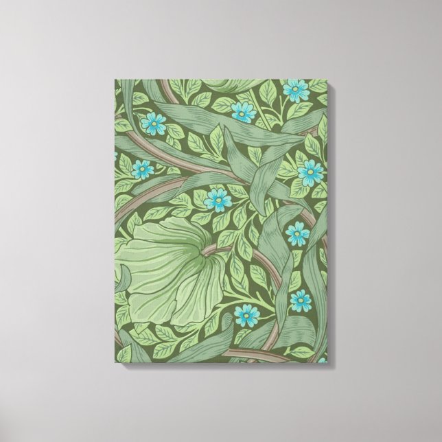 Lienzo Ejemplo de patrón de papel tapiz con nometría (Anverso)