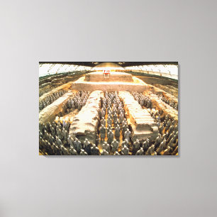 Lienzo Ejército de la terracota, dinastía de Qin, 210