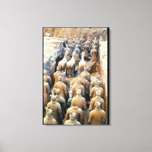 Lienzo Ejército de la terracota, dinastía de Qin, 210