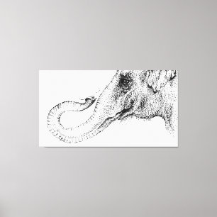 Lienzo el 100% fiel del elefante por Inkspot