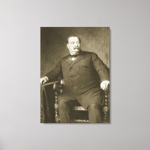 Lienzo El 22do y el 24to presidente de Grover Cleveland,
