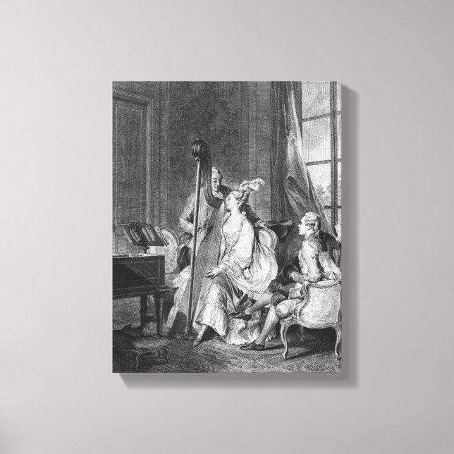 Lienzo El acorde perfecto (Anverso)