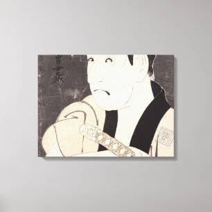 Lienzo El actor Ichikawa Omezu como criado