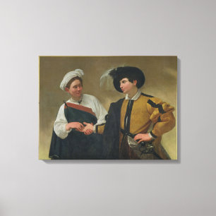 Lienzo El adivino (La Buona Ventura), c.1594