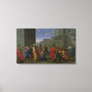 Lienzo El adulterio admitido mujer, 1653