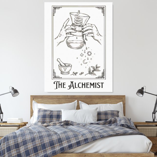 Lienzo El Alquimista del Café (Insitu(Dormitorio))