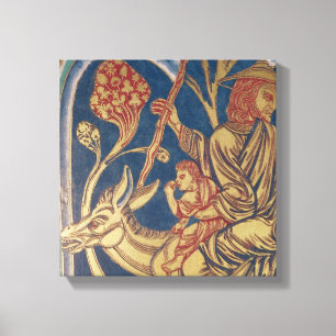 Lienzo El Altar Verduner, detalle de un borde de panel