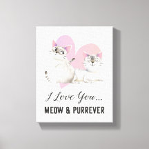 El amor al gato Meow y Purr ever