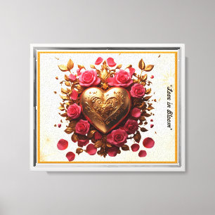 Lienzo "El amor brilla"
