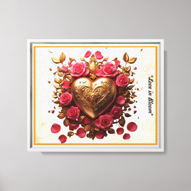 Lienzo "El amor brilla" (Anverso)