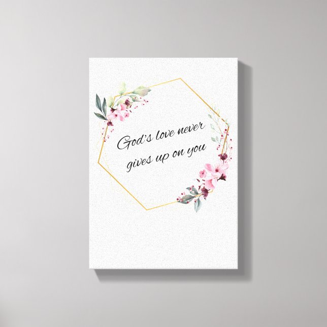 Lienzo El amor de Dios (Anverso)