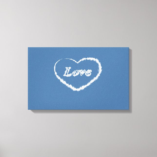 Lienzo El amor en el corazón (Anverso)