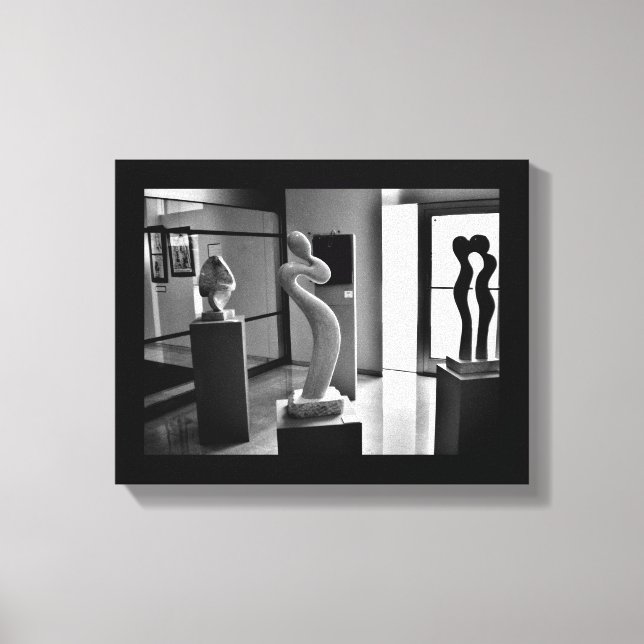 Lienzo El amor en el museo (Anverso)