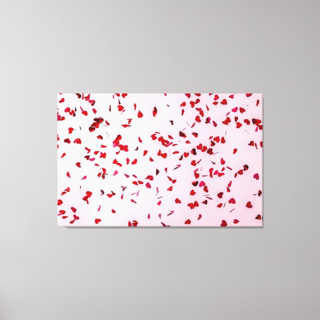 Lienzo El amor está en el aire (Anverso)