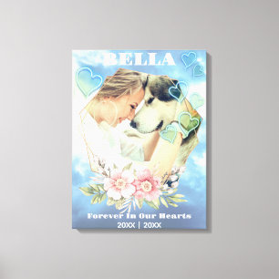 Lienzo el amor eterno siempre en nuestros corazones