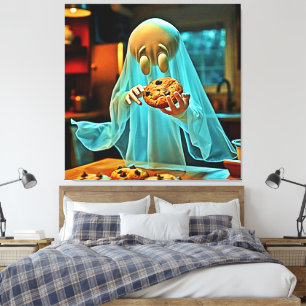 Lienzo El ansia de los fantasmas por las cookies