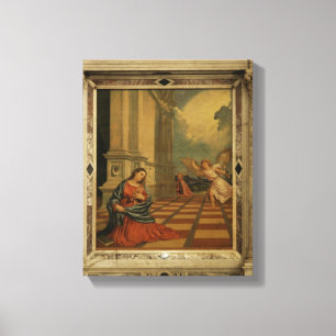 Lienzo El anuncio de Malchiostro, c.1520 (aceite en el