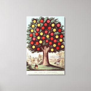 Lienzo El árbol de la templanza, 1872