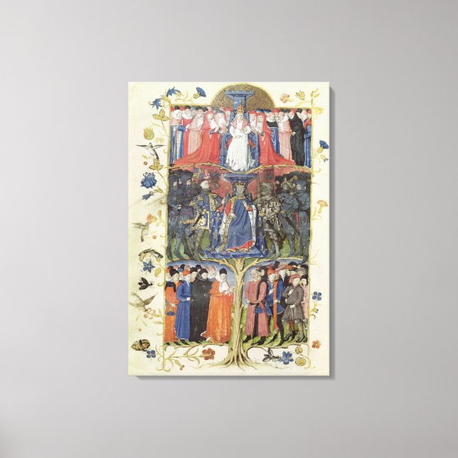 Lienzo El árbol de las batallas (Anverso)