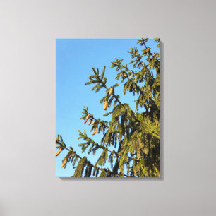 Lienzo El árbol para los Navidades