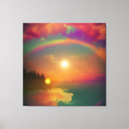 Lienzo El arco iris