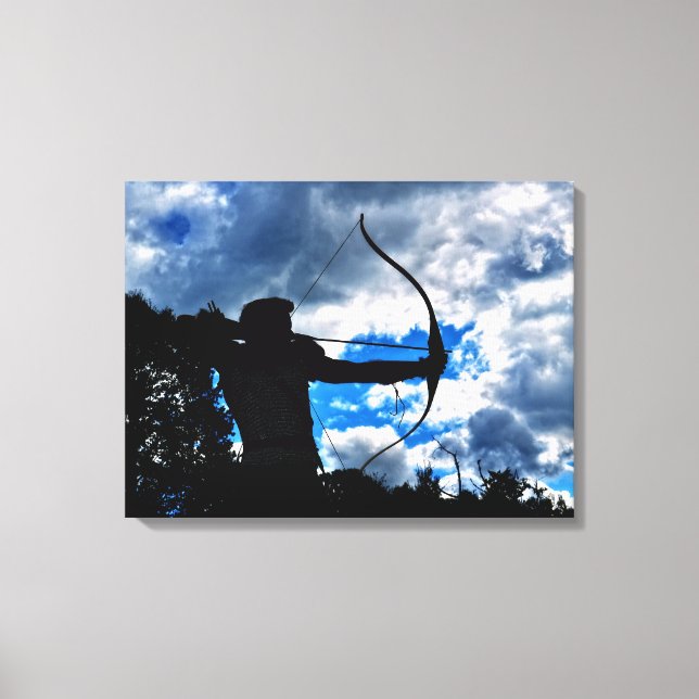 Lienzo El arquero (Anverso)