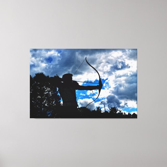 Lienzo El arquero (Anverso)