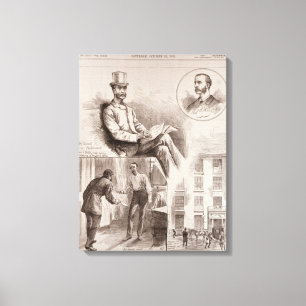 Lienzo El arresto del Sr. C.S. Parnell, parlamentario