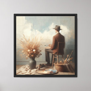 Lienzo El artista soñador