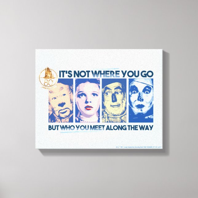 Lienzo El Asistente De Oz™ | A Quién Te Encuentras En El  (Anverso)