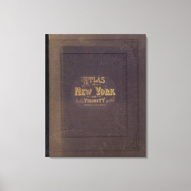 Lienzo El Atlas de Nueva York (Anverso)