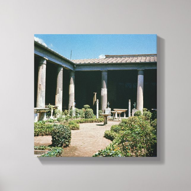 Lienzo El Atrio, casa de los Vettii (Anverso)