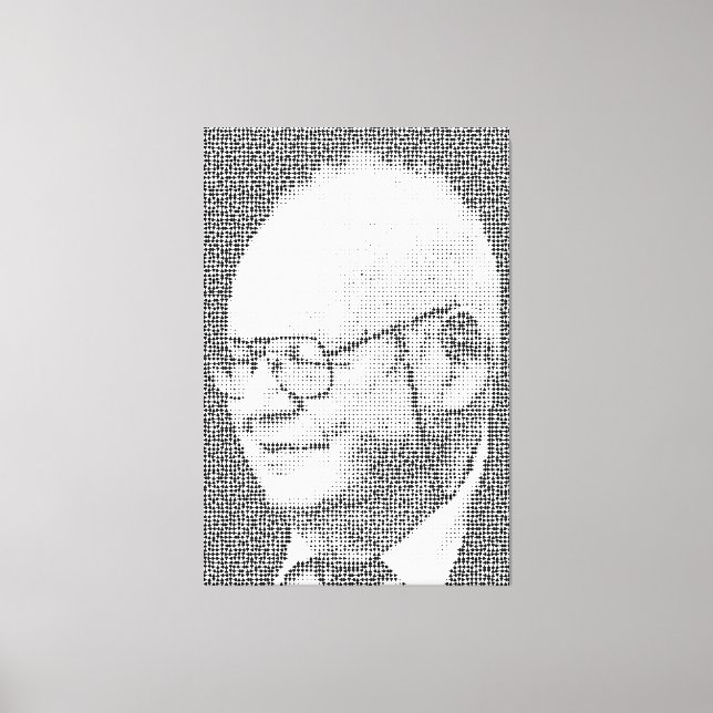 Lienzo El B en Benoit B Mandelbrot significa Benoit B M (Anverso)