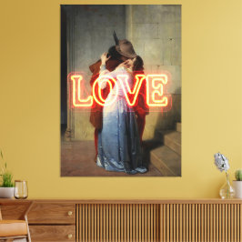 Lienzo El Bacio Remix – Neon “LOVE” Wall Art & Merch
