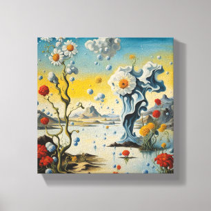 Lienzo El baile de las flores y las caracolas