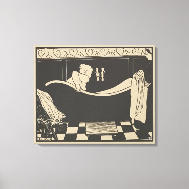 Lienzo El baño Le Bain (Anverso)