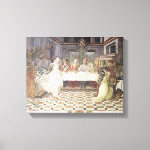 Lienzo El banquete de Herod (fresco) (véase también