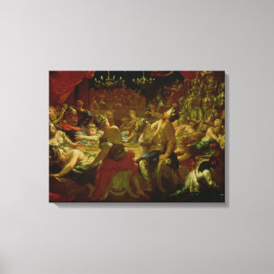 Lienzo El banquete del Belshazzar