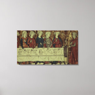 Lienzo El banquete del cumpleaños de Nubien, rey de