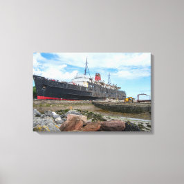 Lienzo El barco abandonado TSS Duke of Lancaster