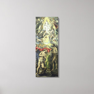 Lienzo El bautismo de Cristo, c.1597 (aceite en lona)