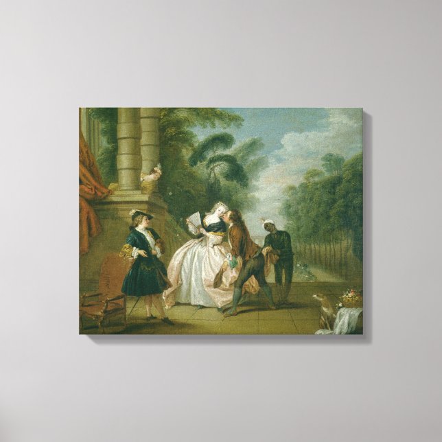 Lienzo El beso (Anverso)